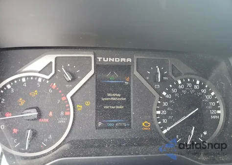 2022 Toyota Tundra Crewmax Sr из США, поврежденный, VIN 5TFLA5AB2NX010177